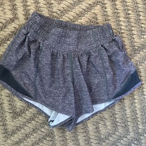 Grey Lululemon Hotty Hots, Size 0